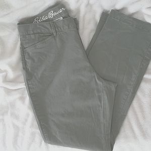 Eddie Bauer LegendWash Stretch Curvy Khaki Pants